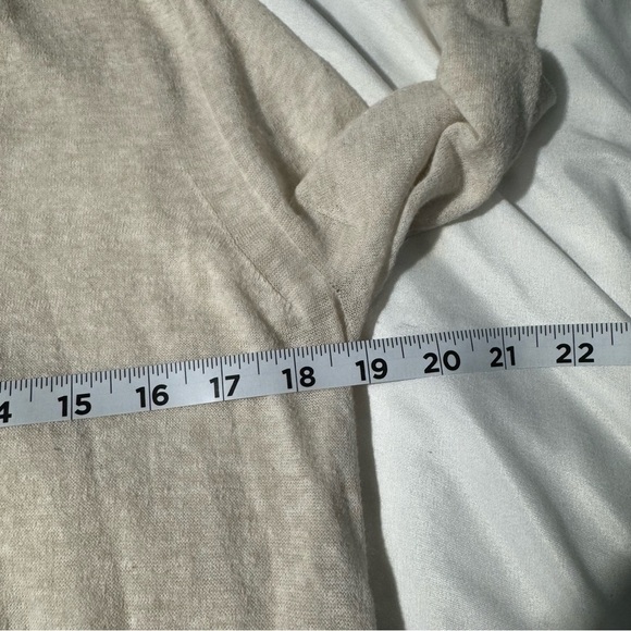 White + Warren Open Cardigan Cotton/Linen Blend Breathable Ivory Size XS - Picture 8 of 11